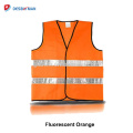 New Arrival Hi Vis Vest Fluorescent Yellow Orange Thin Breathable Reflective Waistcoat Safety Workwear EN20471